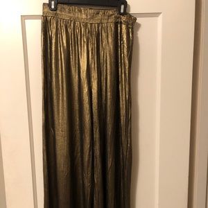 Gold Shimmery Pants